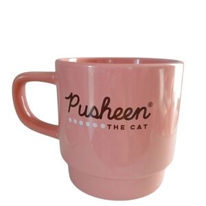 Pusheen X Culture Fly Cup Mug & Coaster Set Ceramic Cat Logo New Gift